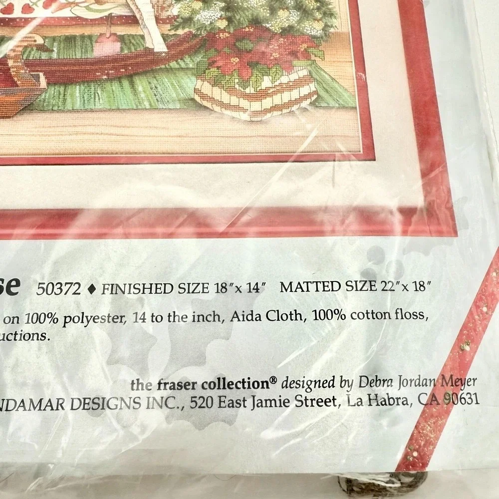 Something Special Cross Stitch Kit Angel Rocking Horse 18x14 New Vintage 50372